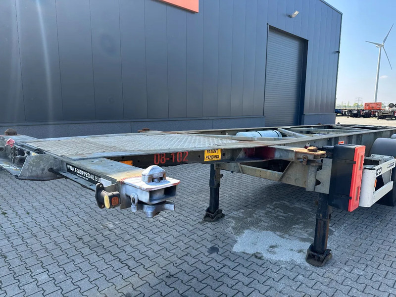 Semi-remorque porte-conteneur/ Caisse mobile Van Hool 20FT/30FT, ADR (EX/II, EX/III, FL, AT), BPW + drum, ALCOA, galvanized, liftaxle, NL-Chassis: photos 10
