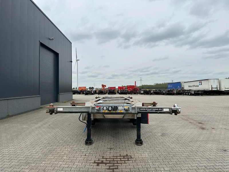 Semi-remorque porte-conteneur/ Caisse mobile Van Hool 20FT/30FT, ADR (EX/II, EX/III, FL, AT), BPW + drum, ALCOA, galvanized, liftaxle, NL-Chassis: photos 6