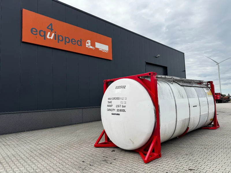 Van Hool 20FT SWAP BODY 30.800L, IMO-4, 5Y/CSC-inspection: 03-2028 - Conteneur citerne: photos 1 Van Hool 20FT SWAP BODY 30.800L, IMO-4, 5Y/CSC-inspection: 03-2028 - Conteneur citerne: photos 1