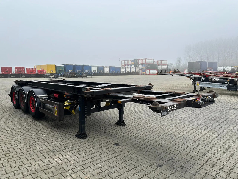 Semi-remorque porte-conteneur/ Caisse mobile Van Hool 20FT Tipping-chassis, ADR (EX/II, EX/III, FL, AT), SAF, 2 liftaxles: photos 16 Semi-remorque porte-conteneur/ Caisse mobile Van Hool 20FT Tipping-chassis, ADR (EX/II, EX/III, FL, AT), SAF, 2 liftaxles: photos 16
