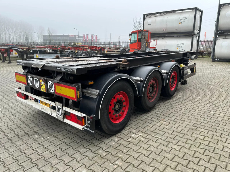 Semi-remorque porte-conteneur/ Caisse mobile Van Hool 20FT Tipping-chassis, ADR (EX/II, EX/III, FL, AT), SAF, 2 liftaxles: photos 11 Semi-remorque porte-conteneur/ Caisse mobile Van Hool 20FT Tipping-chassis, ADR (EX/II, EX/III, FL, AT), SAF, 2 liftaxles: photos 11