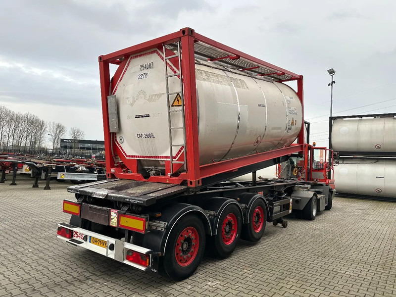 Van Hool 20FT Tipping-chassis, ADR (EX/II, EX/III, FL, AT), SAF + DISC, 2 liftaxles - Semi-remorque porte-conteneur/ Caisse mobile: photos 5 Van Hool 20FT Tipping-chassis, ADR (EX/II, EX/III, FL, AT), SAF + DISC, 2 liftaxles - Semi-remorque porte-conteneur/ Caisse mobile: photos 5