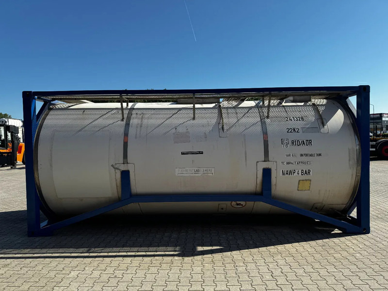 Welfit Oddy 20FT ISO, 23.910L / 1-COMP. , T11, valid 5Y inspection till 10/2027 - Cuve de stockage: photos 3 Welfit Oddy 20FT ISO, 23.910L / 1-COMP. , T11, valid 5Y inspection till 10/2027 - Cuve de stockage: photos 3