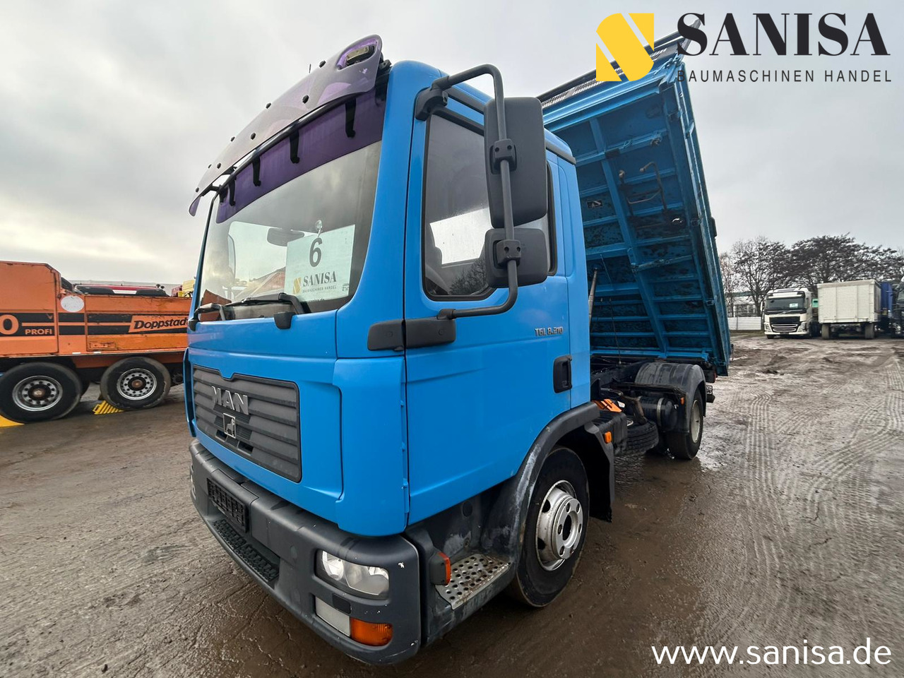 Camion benne MAN TGL 8.210/Dreiseitenkipper/Meiller Aufbau: photos 9