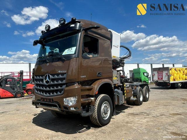 Mercedes-Benz Arocs 3351/6x6/Palfinger Epolsion S260/Langholz - Camion grumier: photos 2 Mercedes-Benz Arocs 3351/6x6/Palfinger Epolsion S260/Langholz - Camion grumier: photos 2