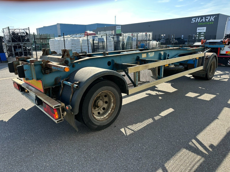 AJK AEEL/10-20 - 20T CONTAINERAANHANGER LUCHTVERING - DRUM BRAKES - AIR SUSP. - GIGANT ASSEN - 40mm - BELGISCHE PAPIEREN - Remorque porte-conteneur/ Caisse mobile: photos 5 AJK AEEL/10-20 - 20T CONTAINERAANHANGER LUCHTVERING - DRUM BRAKES - AIR SUSP. - GIGANT ASSEN - 40mm - BELGISCHE PAPIEREN - Remorque porte-conteneur/ Caisse mobile: photos 5