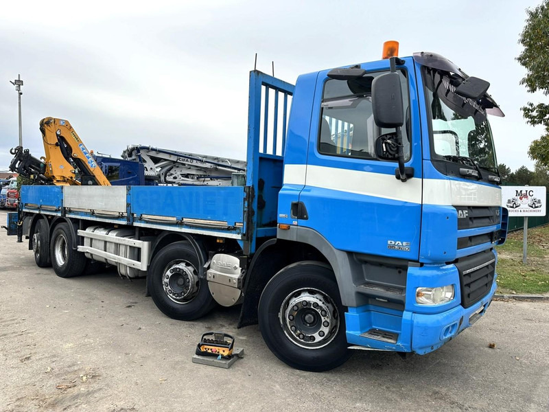 DAF CF 85.360 8x2 PLATFORM 7m35 + CRANE EFFER 165-3S + RADIO - MANUAL GEARBOX ZF - EURO 5 - BE TRUCK - Camion grue: photos 2 DAF CF 85.360 8x2 PLATFORM 7m35 + CRANE EFFER 165-3S + RADIO - MANUAL GEARBOX ZF - EURO 5 - BE TRUCK - Camion grue: photos 2