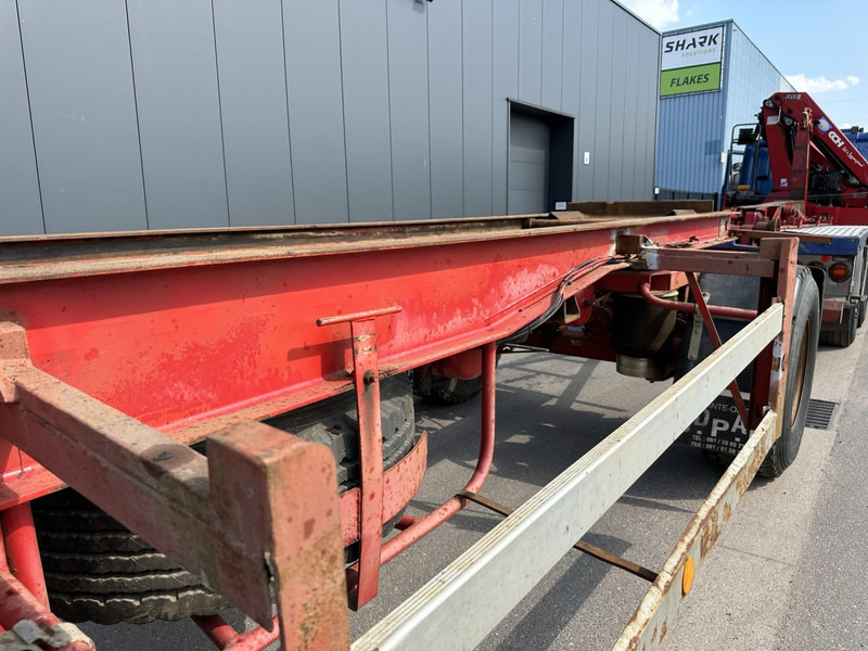 Remorque porte-conteneur/ Caisse mobile DEOM - SCHMIT R202P 2-AS CONTAINER TRANSPORT - BPW - GOEDE BANDEN - LUCHTVERING - BELGISCHE PAPIEREN: photos 17