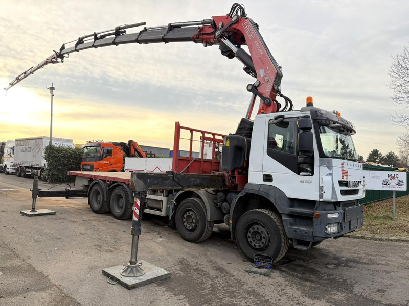 Iveco TRAKKER 410 8x4 + 32m! KRAN FASSI F800 6x + FLY-JIB 6x + WINCH - MANUAL ZF - CURSOR 13 - *183.000km* - BIG AXLES / HUB REDUCTION - BE TRUCK - Camion plateau, Camion grue: photos 1 Iveco TRAKKER 410 8x4 + 32m! KRAN FASSI F800 6x + FLY-JIB 6x + WINCH - MANUAL ZF - CURSOR 13 - *183.000km* - BIG AXLES / HUB REDUCTION - BE TRUCK - Camion plateau, Camion grue: photos 1