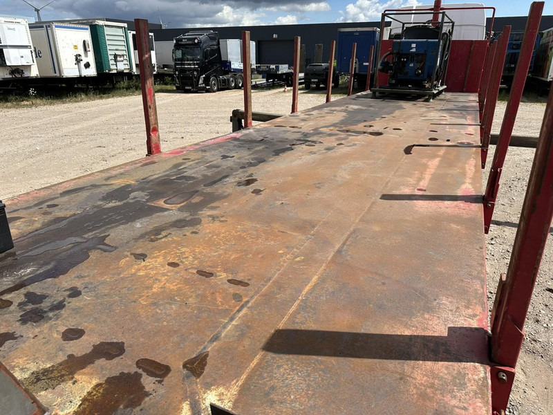 Semi-remorque plateau Kwb 2-AS KRAANWAGEN + HIAB 377 E-4 HIPRO + JIB 100X-3 + RADIO + ROTATOR - SAF assen - LUCHTVERING - BELGISCHE KENTEKEN: photos 15