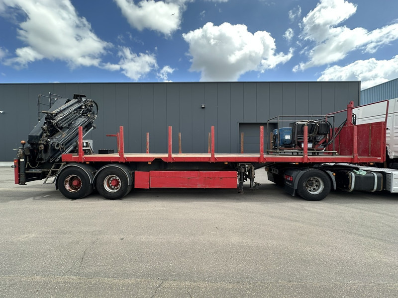 Kwb 2-AXLES PLATFORM + CRANE + HIAB 377 E-4 HIPRO + JIB 100X-3 + RADIO + ROTATOR - SAF axles - AIR SUSPENISION - BELGIAN REG. - Semi-remorque plateau: photos 4 Kwb 2-AXLES PLATFORM + CRANE + HIAB 377 E-4 HIPRO + JIB 100X-3 + RADIO + ROTATOR - SAF axles - AIR SUSPENISION - BELGIAN REG. - Semi-remorque plateau: photos 4