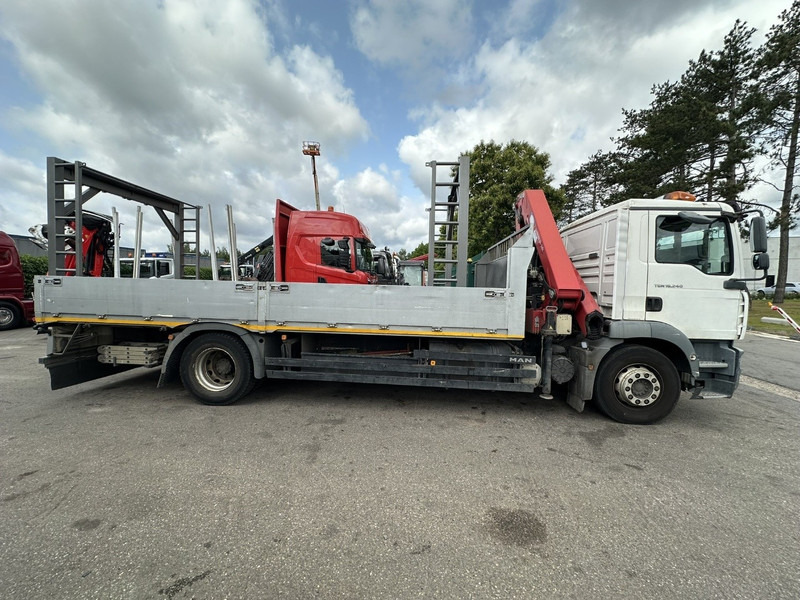 MAN TGM 18.240 4x2 + 2010 CRANE HMF 1420 K6 (17.5m! 6x) RADIO - PLATFORM 6m60 - MANUAL - EURO 3 - BE TRUCK - Camion plateau, Camion grue: photos 5 MAN TGM 18.240 4x2 + 2010 CRANE HMF 1420 K6 (17.5m! 6x) RADIO - PLATFORM 6m60 - MANUAL - EURO 3 - BE TRUCK - Camion plateau, Camion grue: photos 5