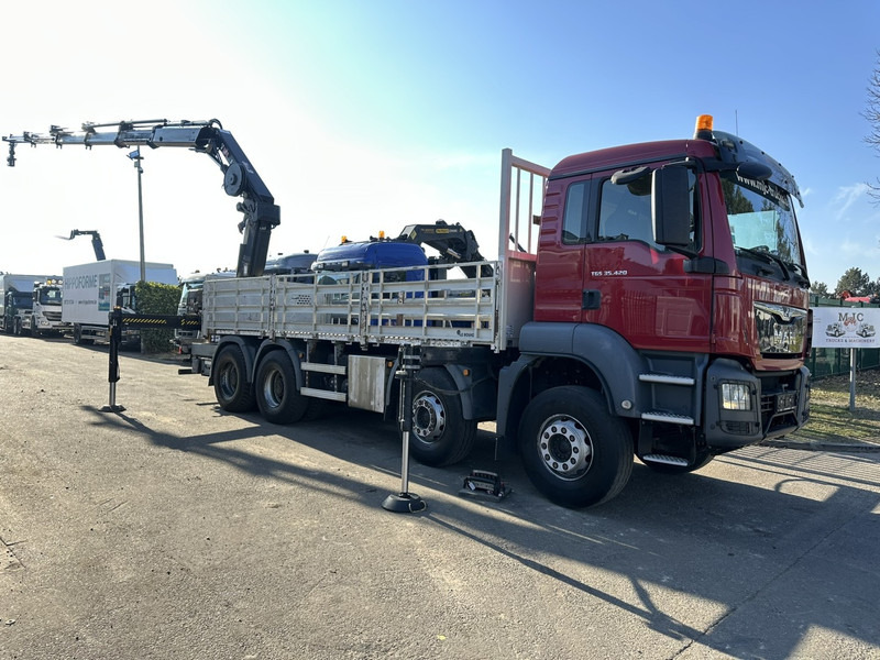 MAN TGS 35.420 8x4 + CRANE HIAB X-HIPRO 302 EP-5 - 192.000km - ROTATOR - 5/6 F - PLATFORM 6m55 - AIR SUSPENSION - TUV 06/2025 - TOP CONDITION - Camion grue: photos 3 MAN TGS 35.420 8x4 + CRANE HIAB X-HIPRO 302 EP-5 - 192.000km - ROTATOR - 5/6 F - PLATFORM 6m55 - AIR SUSPENSION - TUV 06/2025 - TOP CONDITION - Camion grue: photos 3