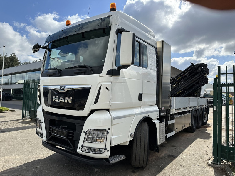 MAN TGX 35.420 8x4-4 TRIDEM + CRANE (26m!) HIAB X-HIPRO 408 E-5 + JIB 100X-5 - PLATFORM 6m40 - *306.245km* - BE TRUCK - Camion grue: photos 4 MAN TGX 35.420 8x4-4 TRIDEM + CRANE (26m!) HIAB X-HIPRO 408 E-5 + JIB 100X-5 - PLATFORM 6m40 - *306.245km* - BE TRUCK - Camion grue: photos 4