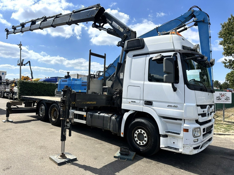 Mercedes-Benz ACTROS 2546 6x2 + CRANE HIAB 422 EP-6 HIPRO - *415.000km* - PLATFORM 6m50 - LIFT AXLE - MP 3 - EURO 5 - BELGIAN PAPERS - Camion grue: photos 1 Mercedes-Benz ACTROS 2546 6x2 + CRANE HIAB 422 EP-6 HIPRO - *415.000km* - PLATFORM 6m50 - LIFT AXLE - MP 3 - EURO 5 - BELGIAN PAPERS - Camion grue: photos 1
