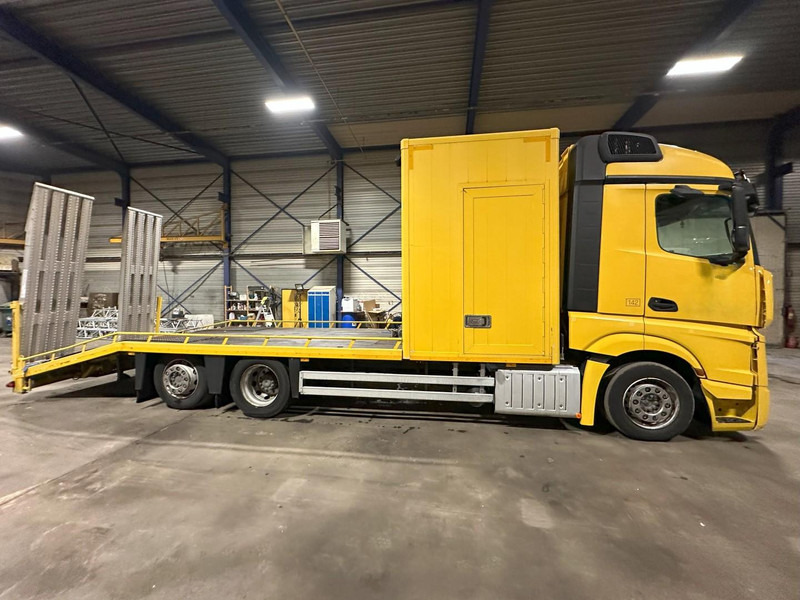 Mercedes-Benz ACTROS 2745 6x2 OPRIJWAGEN / AUTOTRANSPORTER / MACHINE CARRIER - WINCH - 6m10 - EURO 5 - LIFT AXLE - HYDR RAMPS - NL TRUCK - Camion porte-voitures: photos 5 Mercedes-Benz ACTROS 2745 6x2 OPRIJWAGEN / AUTOTRANSPORTER / MACHINE CARRIER - WINCH - 6m10 - EURO 5 - LIFT AXLE - HYDR RAMPS - NL TRUCK - Camion porte-voitures: photos 5