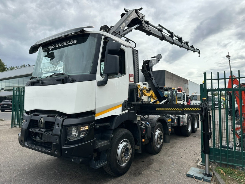 Renault C460 8x4 + (19m!) KRAN HIAB 288 E-6 HIDUO - RADIO - 5/6 F - STEEL SPRING / HUB REDUCTION - BE TRUCK - Camion ampliroll, Camion grue: photos 3 Renault C460 8x4 + (19m!) KRAN HIAB 288 E-6 HIDUO - RADIO - 5/6 F - STEEL SPRING / HUB REDUCTION - BE TRUCK - Camion ampliroll, Camion grue: photos 3