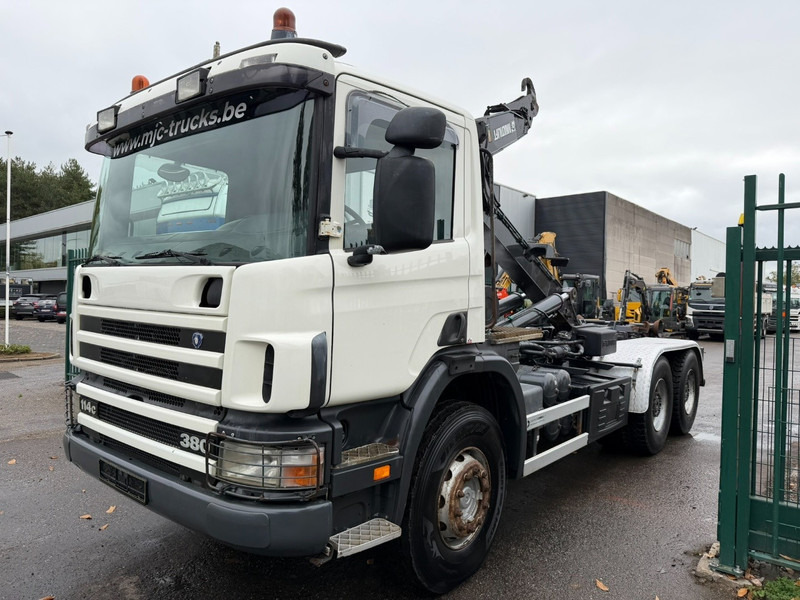 Scania 114C-380 6X4 HOOKLIFT / GANCHO HIAB MULTILIFT - RETARDER - A/C - EURO 3 - SPRING / BALLESTAS / BLATT / LAMES - Camion ampliroll: photos 3 Scania 114C-380 6X4 HOOKLIFT / GANCHO HIAB MULTILIFT - RETARDER - A/C - EURO 3 - SPRING / BALLESTAS / BLATT / LAMES - Camion ampliroll: photos 3