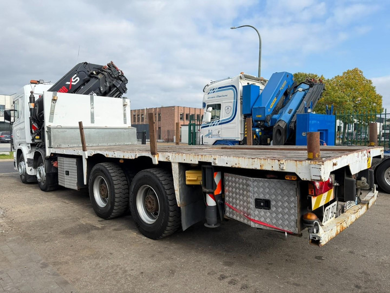Scania 114C-380 8x4 PRITSCHE + KRAN HIAB 700 E-5 - PLATFORM 6m80 + TWISTLOCKS - MANUAL - RETARDER - STEEL SPRING / BIG AXLE HUB REDUCTION - AP ACHSEN - Camion plateau, Camion grue: photos 5 Scania 114C-380 8x4 PRITSCHE + KRAN HIAB 700 E-5 - PLATFORM 6m80 + TWISTLOCKS - MANUAL - RETARDER - STEEL SPRING / BIG AXLE HUB REDUCTION - AP ACHSEN - Camion plateau, Camion grue: photos 5