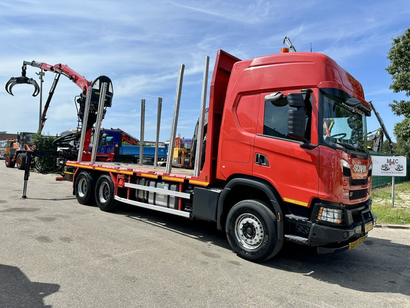 Scania G500 XT 6x4 WOOD / TIMBER / HOLZ CRANE PALFINGER EPSILON Q150Z + RETARDER - FULL AIR SUSP. - BE TRUCK - Camion grue: photos 1 Scania G500 XT 6x4 WOOD / TIMBER / HOLZ CRANE PALFINGER EPSILON Q150Z + RETARDER - FULL AIR SUSP. - BE TRUCK - Camion grue: photos 1