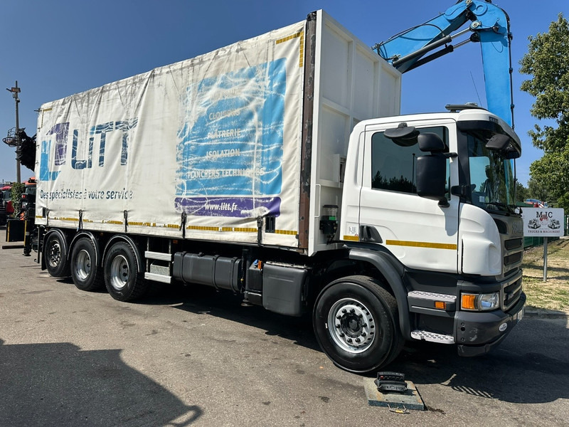 Scania P410 8x4 TRIDEM + CRANE HIAB 244 EP-4 HIDUO - RETARDER - LIFT + STEERING AXLE - *327.000km* - RADIO - Camion grue: photos 2 Scania P410 8x4 TRIDEM + CRANE HIAB 244 EP-4 HIDUO - RETARDER - LIFT + STEERING AXLE - *327.000km* - RADIO - Camion grue: photos 2