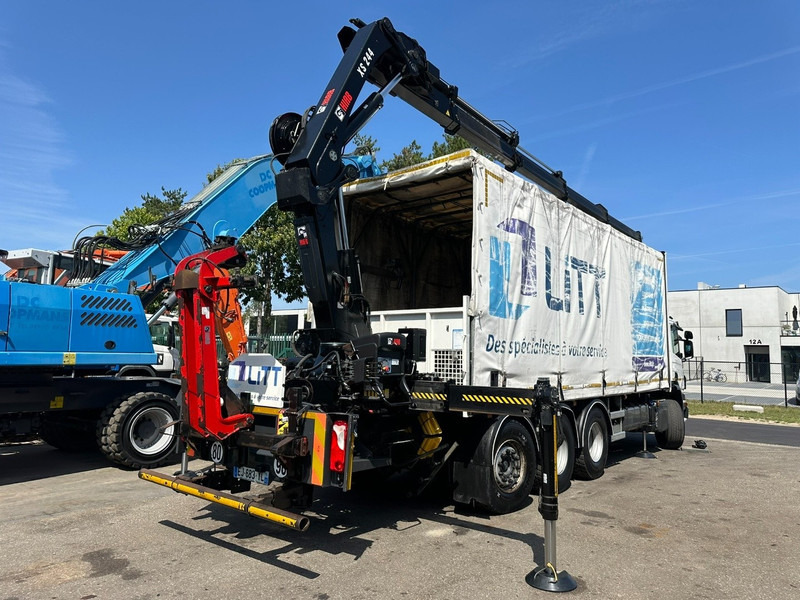 Scania P410 8x4 TRIDEM PRITSCHE PLANE + KRAN HIAB 244 EP-4 HIDUO - RETARDER - LIFT + STEERING AXLE - *327.000km* - RADIO - Camion à rideaux coulissants, Camion grue: photos 5 Scania P410 8x4 TRIDEM PRITSCHE PLANE + KRAN HIAB 244 EP-4 HIDUO - RETARDER - LIFT + STEERING AXLE - *327.000km* - RADIO - Camion à rideaux coulissants, Camion grue: photos 5