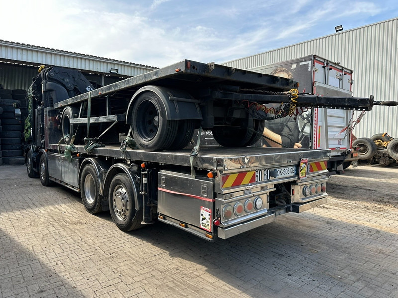 Scania R620 8x2 + KRAN HIAB 800EP-5 HiPro - RETARDER - LIFT/STEERING AXLE - HIGHLINE SLEEPER - LEATHER - ALCOA - Camion plateau, Camion grue: photos 4 Scania R620 8x2 + KRAN HIAB 800EP-5 HiPro - RETARDER - LIFT/STEERING AXLE - HIGHLINE SLEEPER - LEATHER - ALCOA - Camion plateau, Camion grue: photos 4