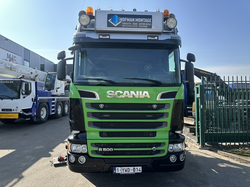 Scania R500 V8 6x2 TRACTOR + CRANE MKG HLK 231 HP (23tm) - 4x HYDR - RADIO - RETARDER - MANUAL - LIFT + STEERING AXLE - Tracteur routier: photos 3 Scania R500 V8 6x2 TRACTOR + CRANE MKG HLK 231 HP (23tm) - 4x HYDR - RADIO - RETARDER - MANUAL - LIFT + STEERING AXLE - Tracteur routier: photos 3