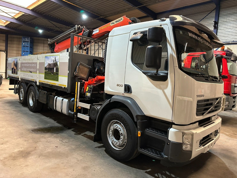 Volvo FE 300 6x2 + crane (20m!) PALFINGER PK18002 E 6x - LIFT / STEERING AXLE - MANUAL - EURO 5 - Camion plateau, Camion grue: photos 1 Volvo FE 300 6x2 + crane (20m!) PALFINGER PK18002 E 6x - LIFT / STEERING AXLE - MANUAL - EURO 5 - Camion plateau, Camion grue: photos 1