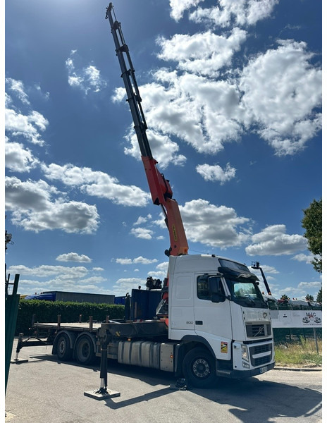 Volvo FH 500 6X2 + CRANE PALFINGER PK50002 E 6x - RETARDER - PLATFORM 6m20 - TWISTLOCKS 20' - 561.000km - EURO 5 - Camion grue: photos 4 Volvo FH 500 6X2 + CRANE PALFINGER PK50002 E 6x - RETARDER - PLATFORM 6m20 - TWISTLOCKS 20' - 561.000km - EURO 5 - Camion grue: photos 4