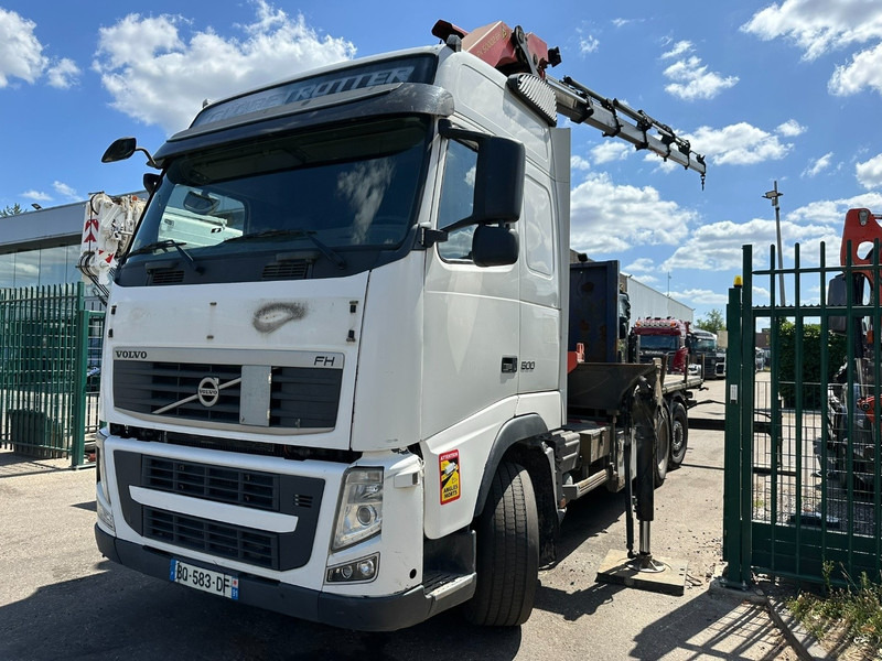 Volvo FH 500 6X2 + CRANE PALFINGER PK50002 E 6x - RETARDER - PLATFORM 6m20 - TWISTLOCKS 20' - 561.000km - EURO 5 - Camion grue: photos 3 Volvo FH 500 6X2 + CRANE PALFINGER PK50002 E 6x - RETARDER - PLATFORM 6m20 - TWISTLOCKS 20' - 561.000km - EURO 5 - Camion grue: photos 3