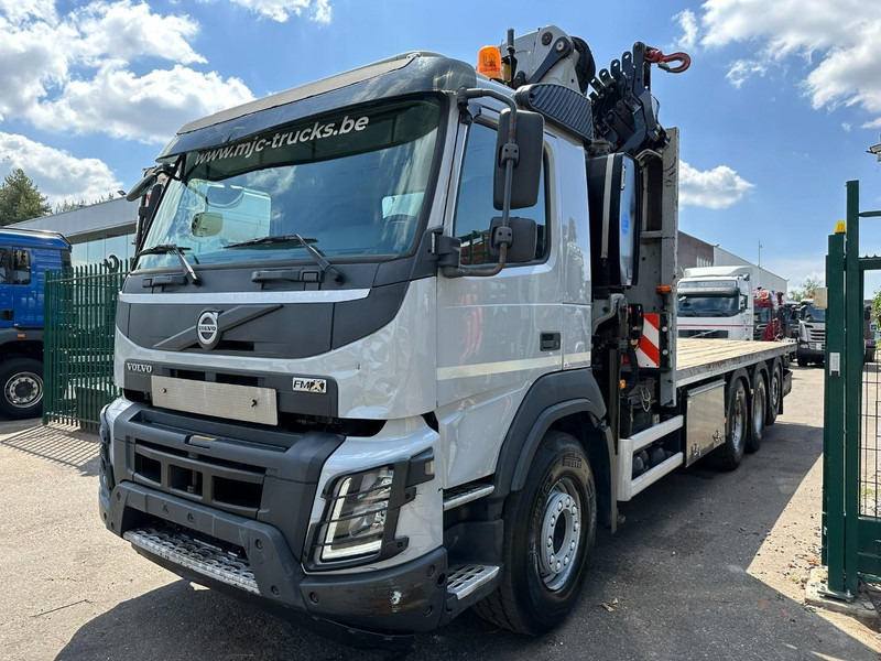 Volvo FMX 330 8x4 TRIDEM PRITSCHE + KRAN EFFER 265 / 6S - PLATFORM 7m50 - EURO 6 - RADIO - *473.000km* - TÜV 05/2026 - BE TRUCK - Camion plateau, Camion grue: photos 4 Volvo FMX 330 8x4 TRIDEM PRITSCHE + KRAN EFFER 265 / 6S - PLATFORM 7m50 - EURO 6 - RADIO - *473.000km* - TÜV 05/2026 - BE TRUCK - Camion plateau, Camion grue: photos 4
