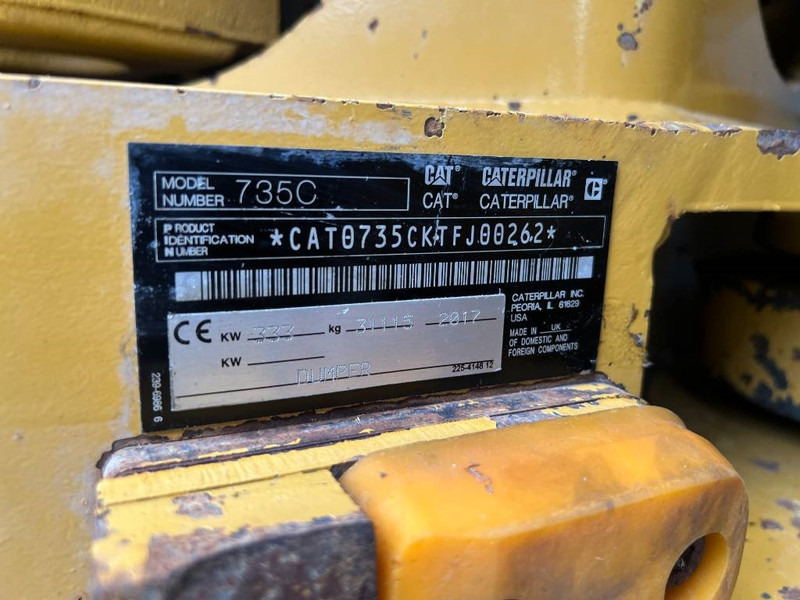 Tombereau articulé Cat 735C: photos 7