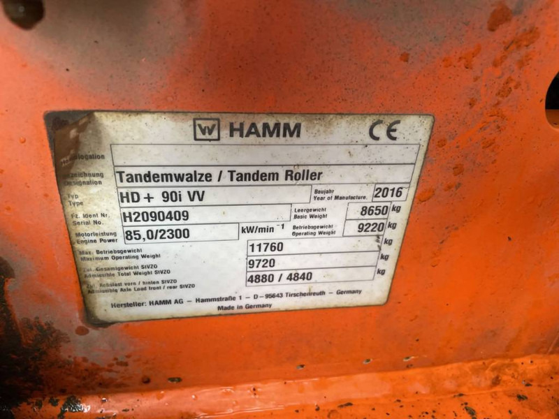 Hamm HD+ 90i VV | HD90 - Compacteur: photos 3 Hamm HD+ 90i VV | HD90 - Compacteur: photos 3