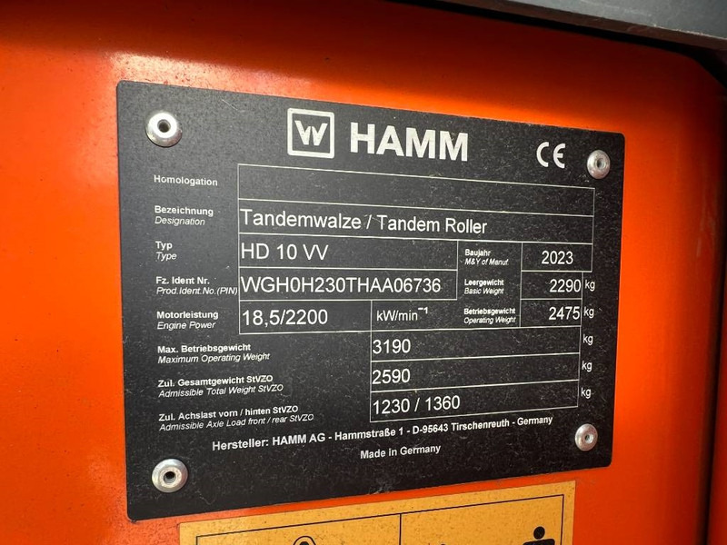 Compacteur neuf Hamm HD10 VV - NEW: photos 11