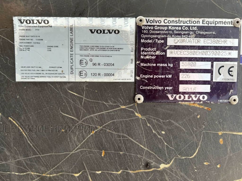 Volvo EC380E HR UHD - Pelle sur chenille: photos 4 Volvo EC380E HR UHD - Pelle sur chenille: photos 4