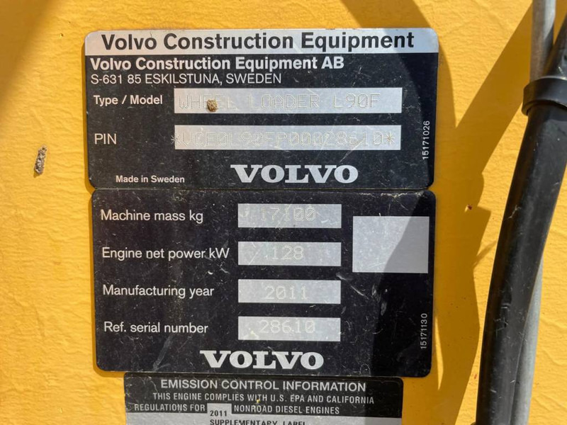 Chargeuse sur pneus Volvo L90F - 3rd valve: photos 7