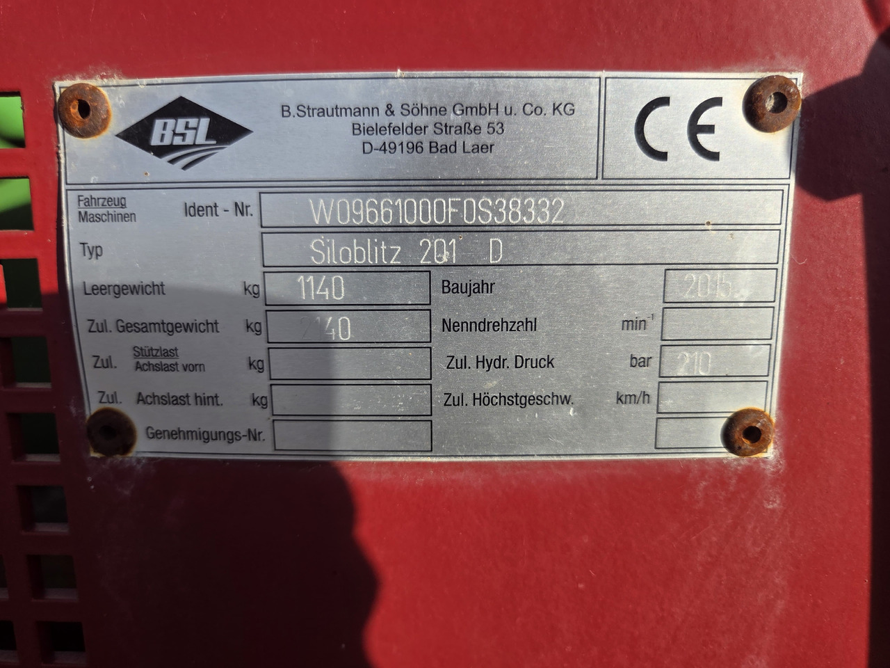 STRAUTMANN Siloblitz 201 D - Ensileuse: photos 3 STRAUTMANN Siloblitz 201 D - Ensileuse: photos 3