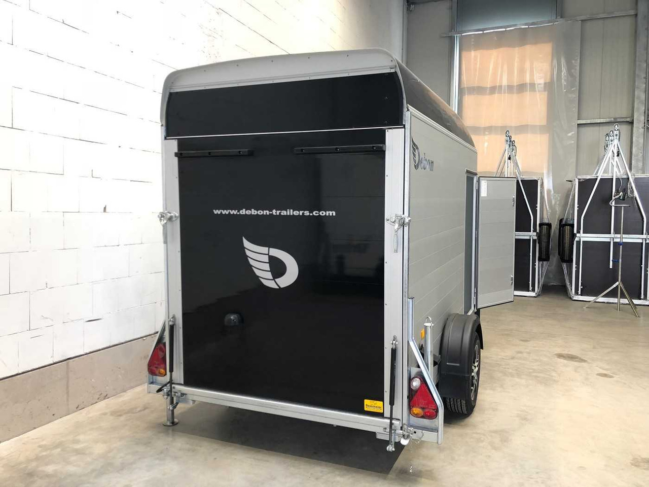 Remorque pour moto neuf CHEVAL LIBERTE DEBON C300 Roadster Alufelge Kofferanhänger: photos 14