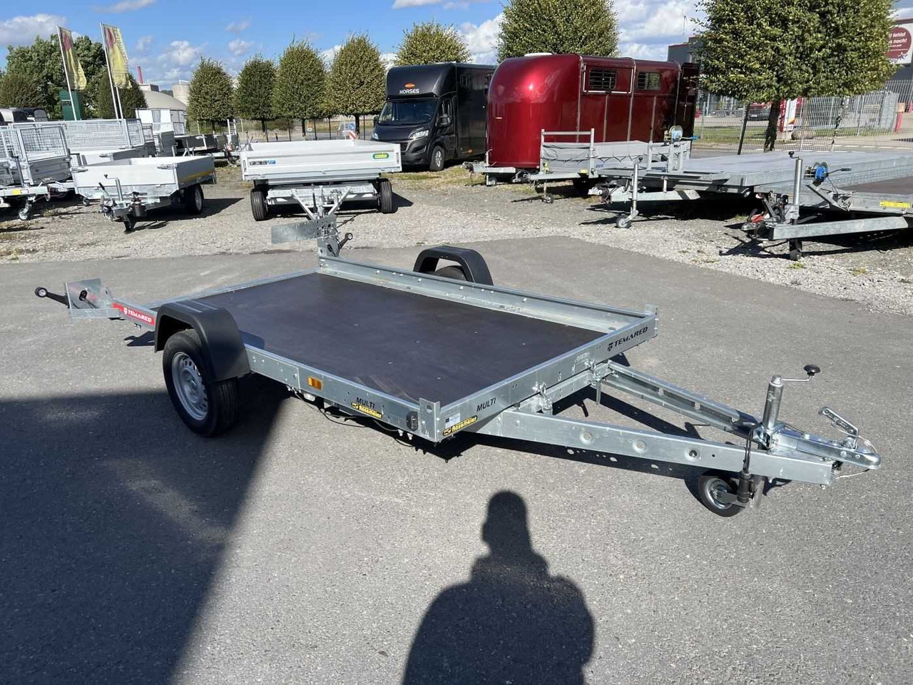 DC Plattform Motorradanhänger kippbar - Remorque pour moto: photos 1 DC Plattform Motorradanhänger kippbar - Remorque pour moto: photos 1