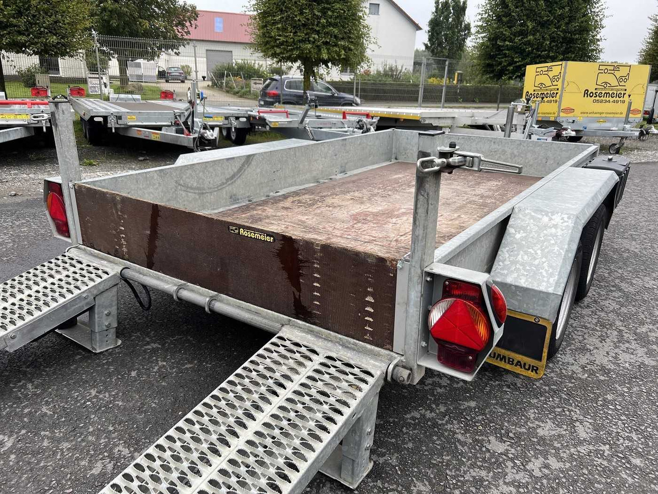 Remorque porte engin HUMBAUR HS-Senko TA Maschinentransporter: photos 8