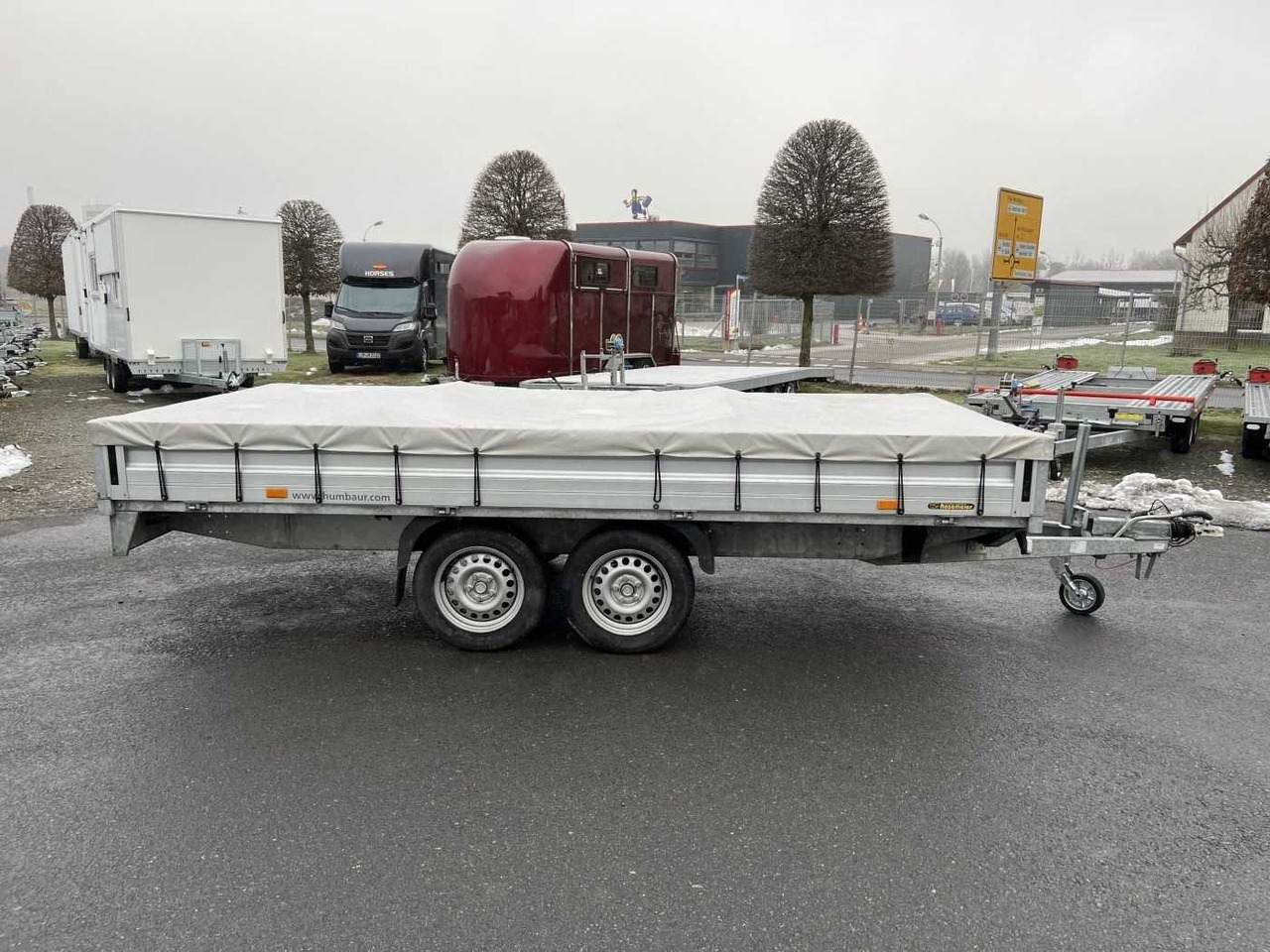 HUMBAUR HT 254118 Hochlader - Remorque plateau: photos 2 HUMBAUR HT 254118 Hochlader - Remorque plateau: photos 2