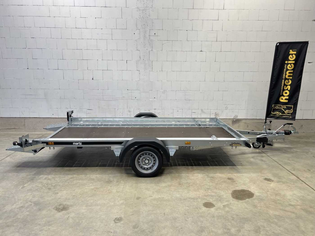 MARTZ GT Tieflader 350 1,8 T Holz Autotransporter - Remorque porte-voitures: photos 2 MARTZ GT Tieflader 350 1,8 T Holz Autotransporter - Remorque porte-voitures: photos 2