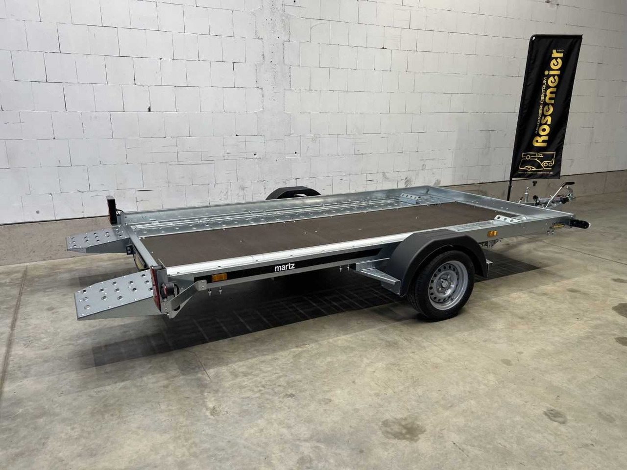 MARTZ GT Tieflader 350 1,8 T Holz Autotransporter - Remorque porte-voitures: photos 4 MARTZ GT Tieflader 350 1,8 T Holz Autotransporter - Remorque porte-voitures: photos 4