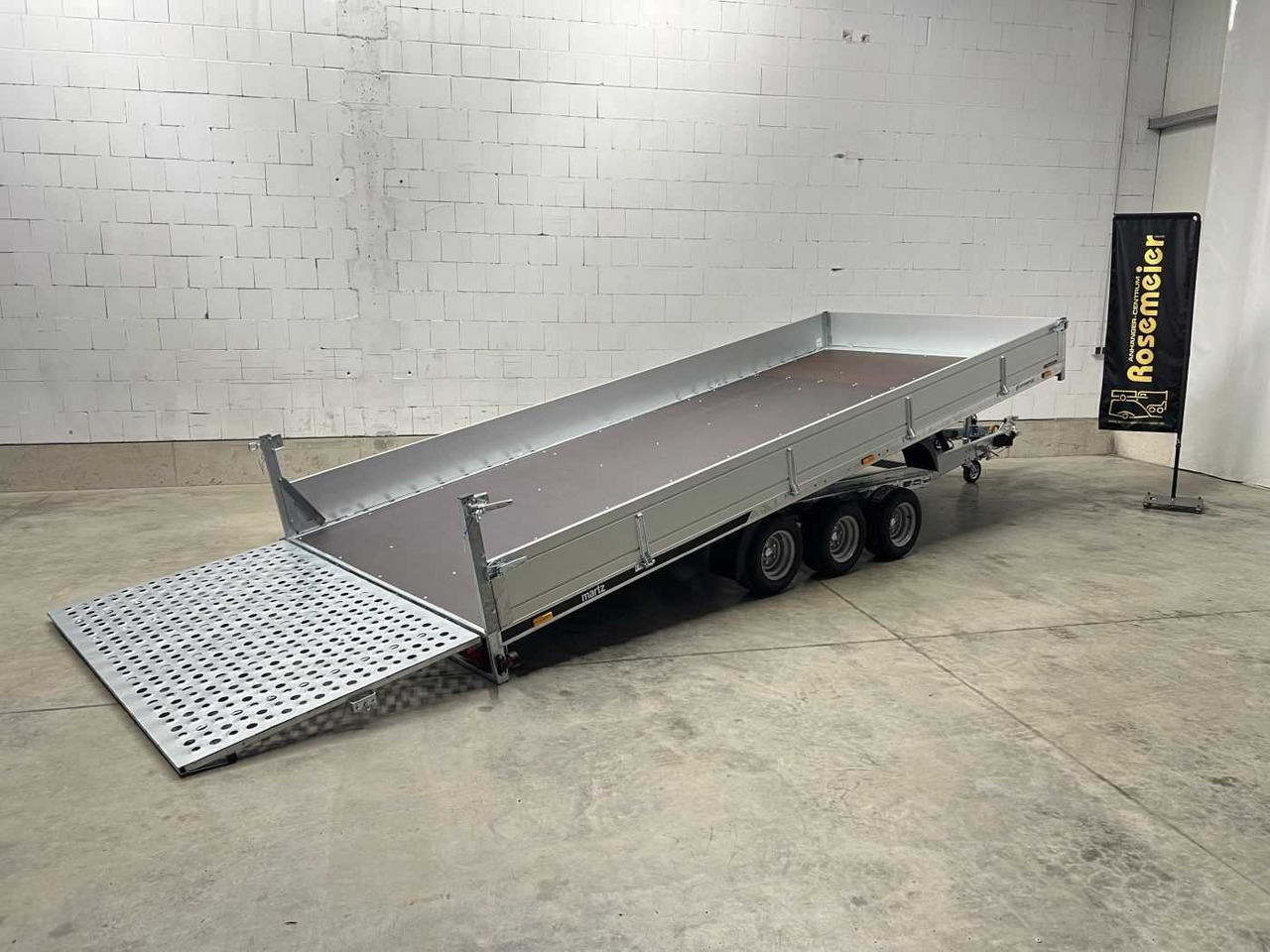 MARTZ GT Universal 500/3 S Holz BW Maschinentransporte - Remorque porte-voitures: photos 1 MARTZ GT Universal 500/3 S Holz BW Maschinentransporte - Remorque porte-voitures: photos 1
