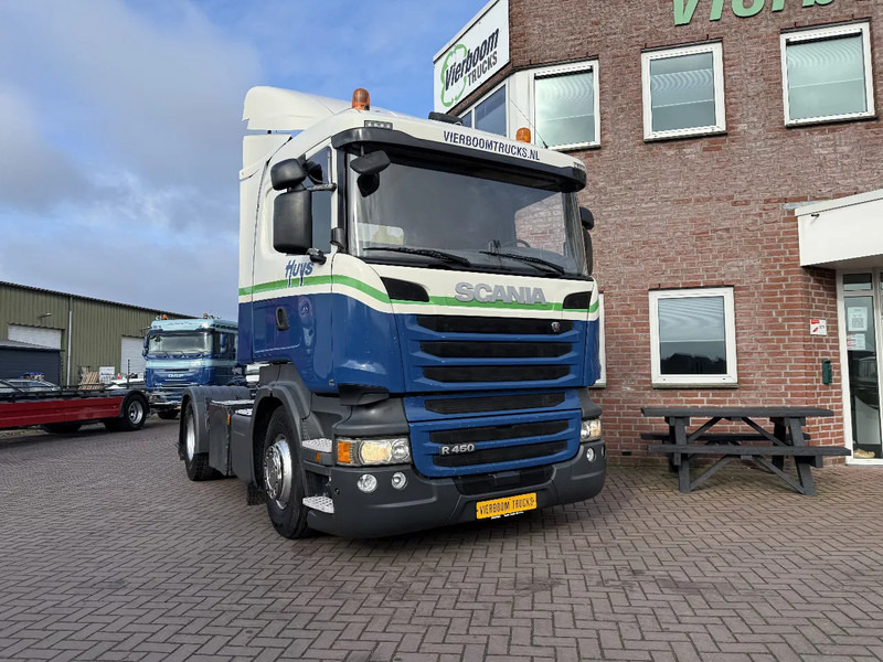 Scania R450 R450 4X2 with Gardner Denver Compressor/Retarder - Tracteur routier: photos 1 Scania R450 R450 4X2 with Gardner Denver Compressor/Retarder - Tracteur routier: photos 1