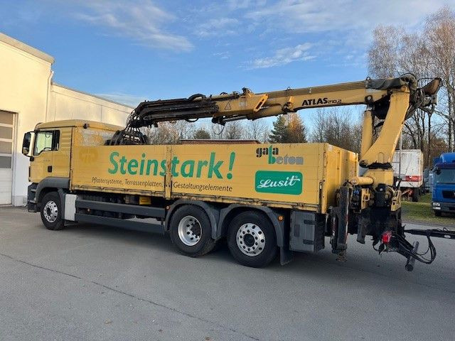 MAN TGS 26.400 Baustoff LKW mit Ladekran Atlas 210.2 MAN TGS 26.400 Baustoff LKW mit Ladekran Atlas 210.2 - Camion grue, Camion plateau: photos 4 MAN TGS 26.400 Baustoff LKW mit Ladekran Atlas 210.2 MAN TGS 26.400 Baustoff LKW mit Ladekran Atlas 210.2 - Camion grue, Camion plateau: photos 4