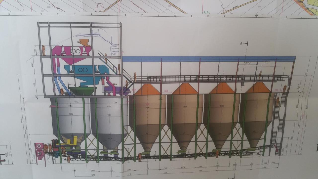 Silomat 500t 16 Stück Silo - Silo à ciment: photos 1 Silomat 500t 16 Stück Silo - Silo à ciment: photos 1