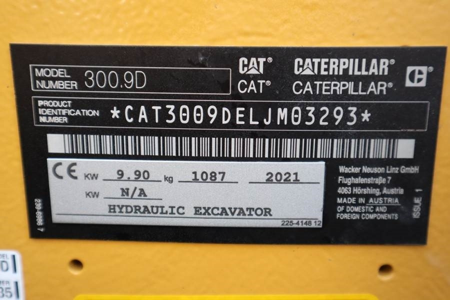 Mini pelle CAT 300.9D Valid inspection, *Guarantee! Hydr Quickcou: photos 6