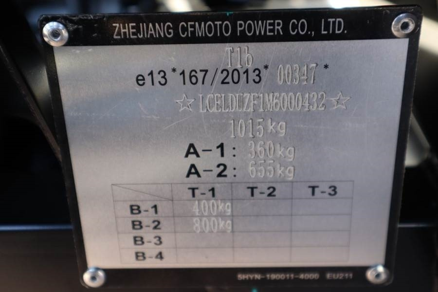 Quadricycle CFMoto UFORCE600 Valid Inspection, *Guarantee! Dutch Regi: photos 8